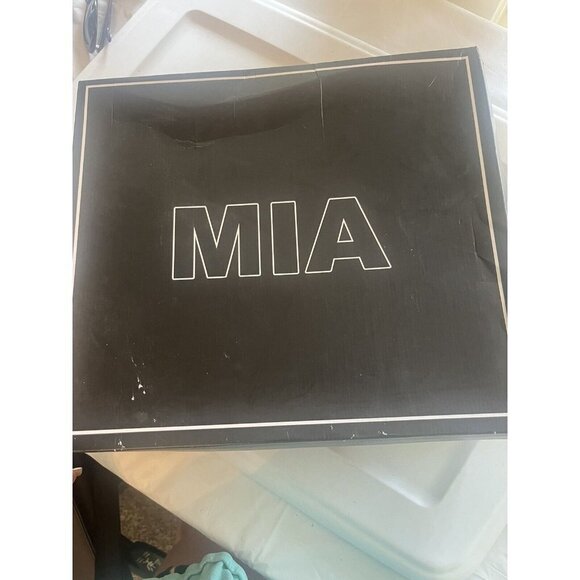 MIA Erika Fly Knit Booties Dress Boots Black - Picture 13 of 14